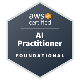 Odznaka AWS Certified AI Practitioner